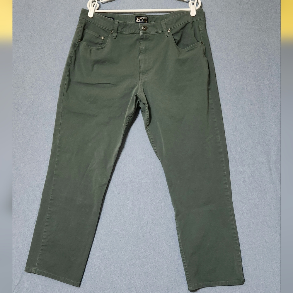 Rye green denim mens jeans size 38/30